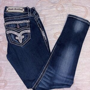 Rock Revival Women's Dark Blue Skinny Jeans